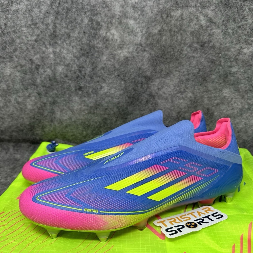 Adidas F50 Elite LL SG Soccer Cleats Mens 12 Blue Pink Celestial Victory IE1278